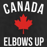 Elbows Up Canada Adult Drive Performance Visor
