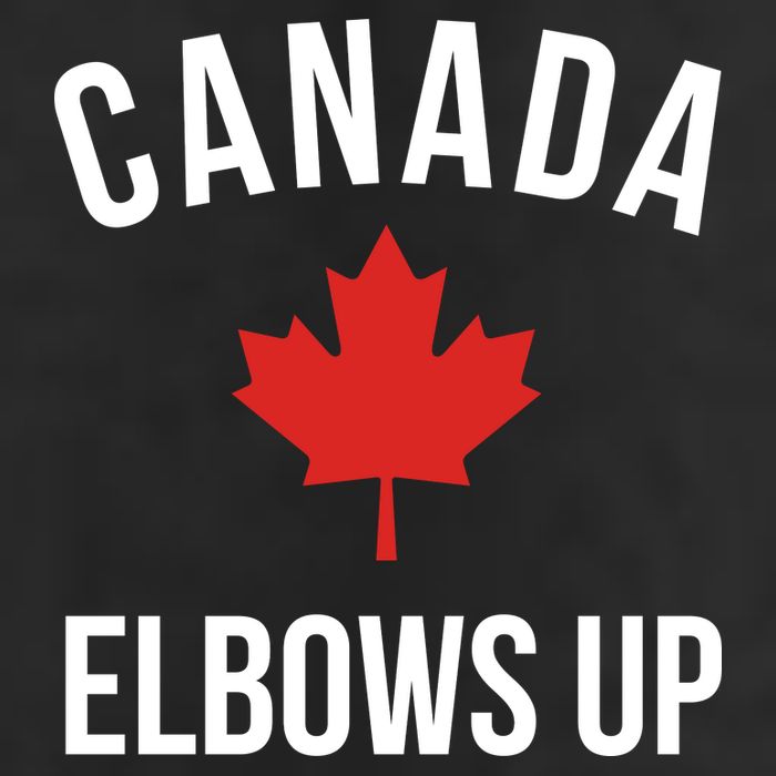 Elbows Up Canada Adult Drive Performance Visor