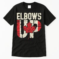Elbows Up Canada Vintage Distressed Canadian Pride Tall T-Shirt