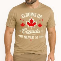 Elbows Up Canada Never 51 Canada Flag Stand Strong Cooling Performance Crew T-Shirt