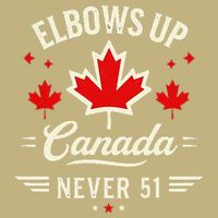 Elbows Up Canada Never 51 Canada Flag Stand Strong Cooling Performance Crew T-Shirt