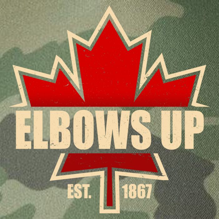 Elbows Up Canada EST 1867 Protest Legacy Tie Dye Trucker Hat