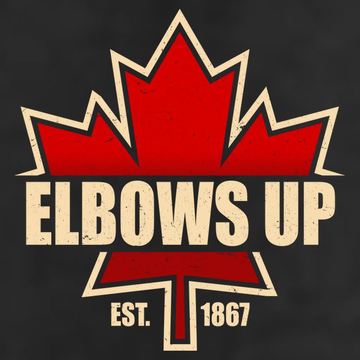 Elbows Up Canada EST 1867 Protest Cool Comfort Performance Bucket Hat