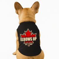Elbows Up Canada EST 1867 Protest Doggie Tank