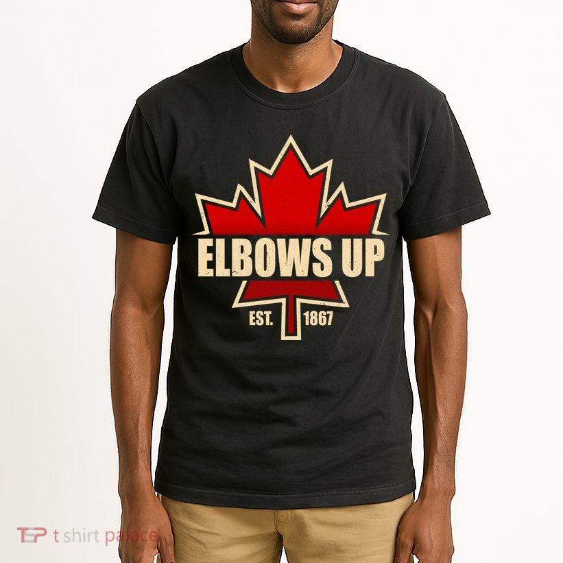 Elbows Up Canada EST 1867 Protest Tall T-Shirt