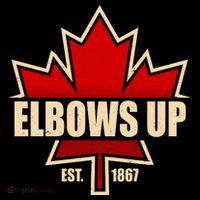 Elbows Up Canada EST 1867 Protest Tall T-Shirt