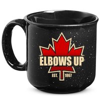Elbows Up Canada EST 1867 Protest 15oz Campfire Ceramic Mug