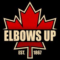 Elbows Up Canada EST 1867 Protest 16 in Basic Backpack
