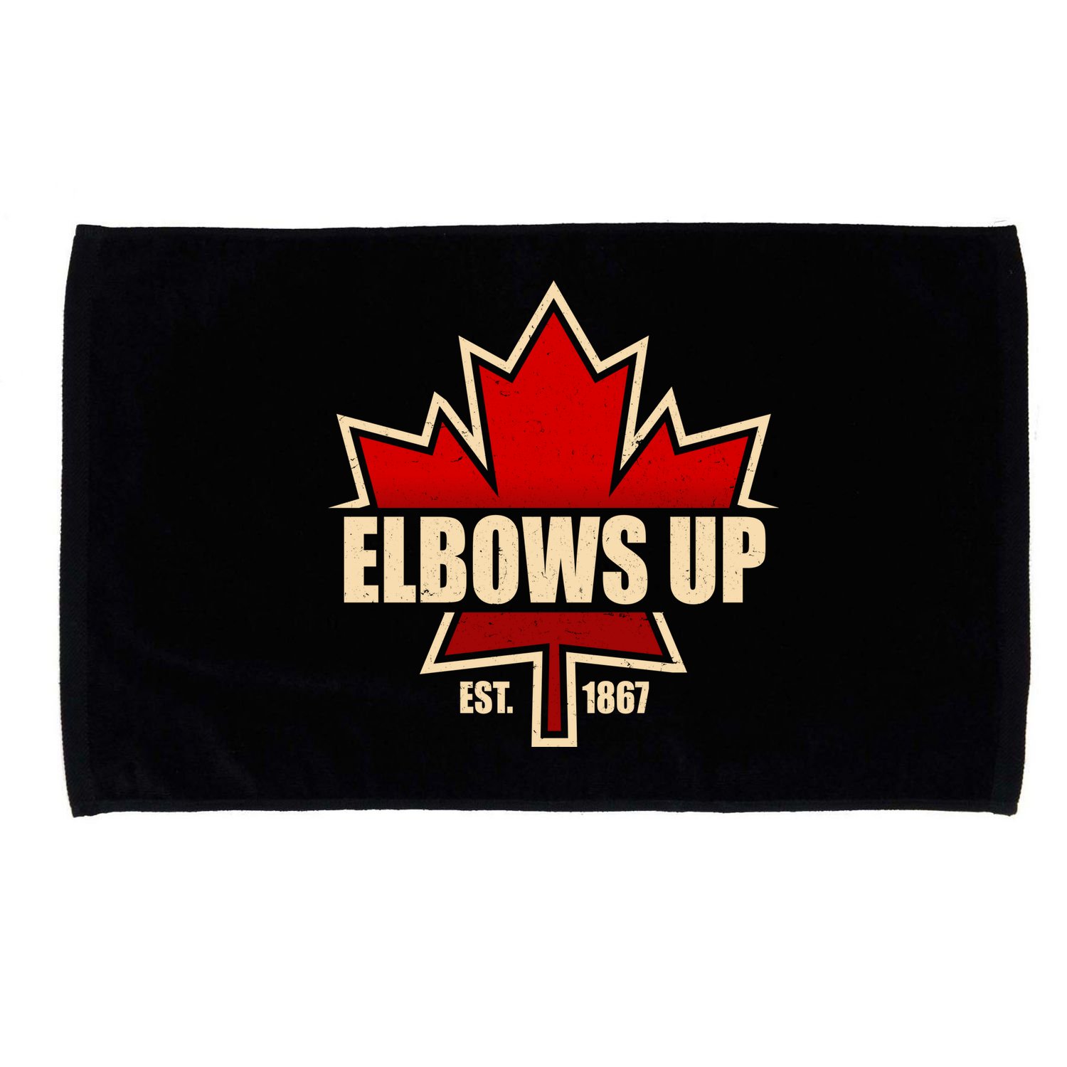 Elbows Up Canada EST 1867 Protest Microfiber Hand Towel