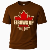 Elbows Up Canada EST 1867 Protest Performance Shirt