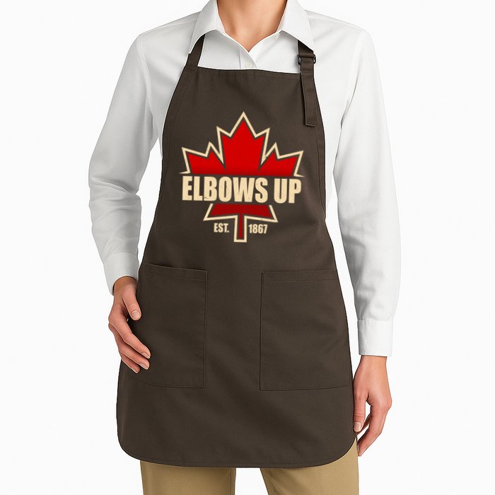 Elbows Up Canada EST 1867 Protest Apron