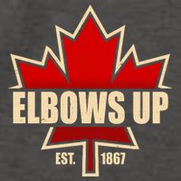 Elbows Up Canada EST 1867 Protest Vector Backpack