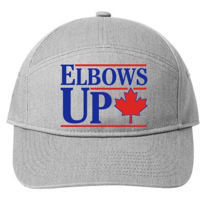 Elbows Up Canada 7-Panel Snapback Hat