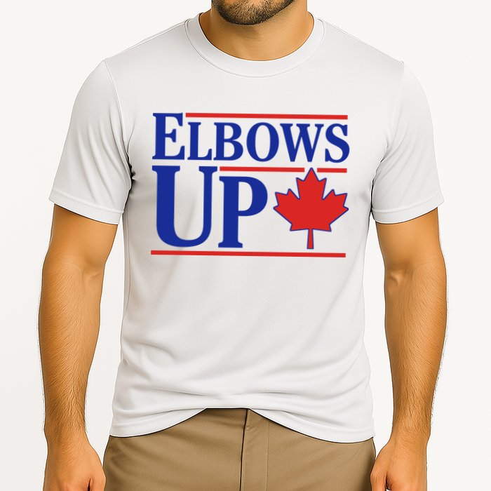 Elbows Up Canada Cooling Performance Crew T-Shirt