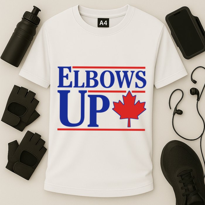 Elbows Up Canada Cooling Performance Crew T-Shirt