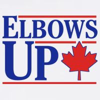 Elbows Up Canada Adult Drive Performance Visor
