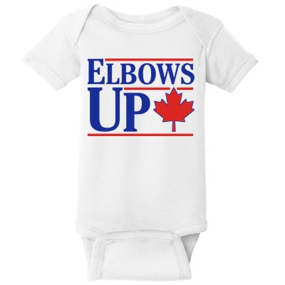 Elbows Up Canada Baby Bodysuit