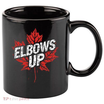 Elbows Up Canada Est 1867 Proud Canadian Strong Canada 11oz C Handle Ceramic Mug