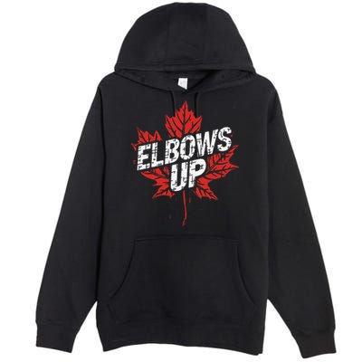 Elbows Up Canada Est 1867 Proud Canadian Strong Canada Premium Pullover Hoodie
