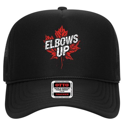Elbows Up Canada Est 1867 Proud Canadian Strong Canada Trucker Hat
