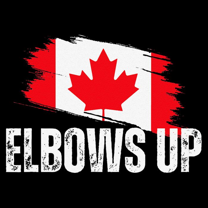 Elbows Up Canada True North Strong and Free Proud Canadian City Backpack