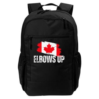 Elbows Up Canada True North Strong and Free Proud Canadian Backpack