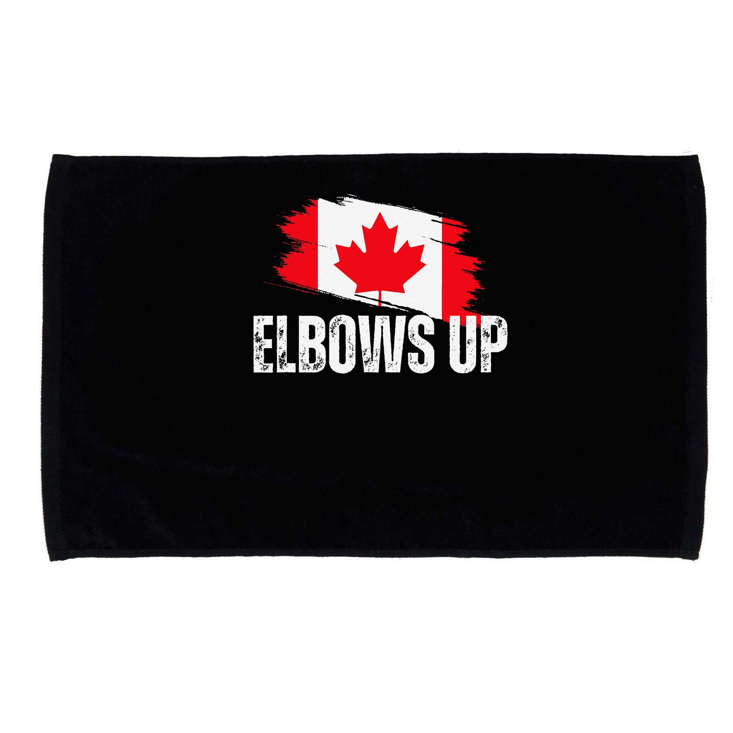 Elbows Up Canada True North Strong and Free Proud Canadian Microfiber Hand Towel