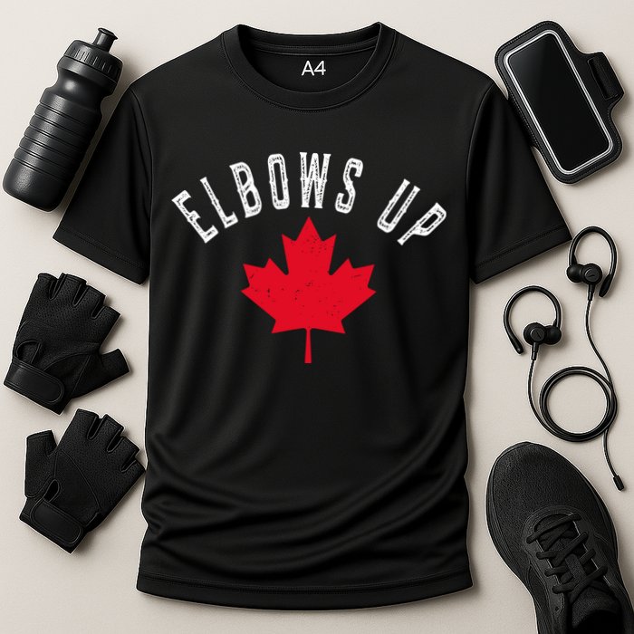 Elbows Up Canada Cooling Performance Crew T-Shirt