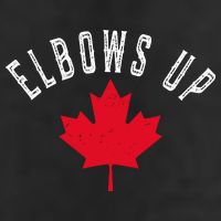Elbows Up Canada Adult Drive Performance Visor