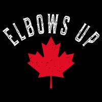 Elbows Up Canada Drawstring Bag