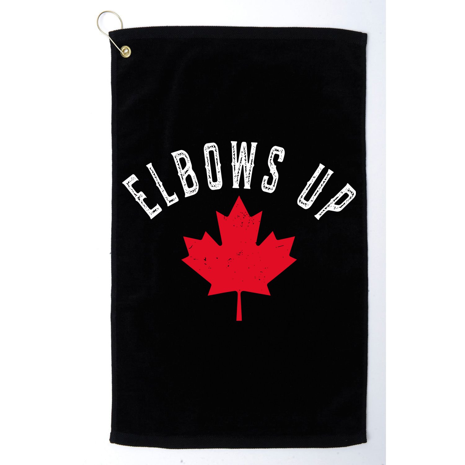 Elbows Up Canada Golf Towel