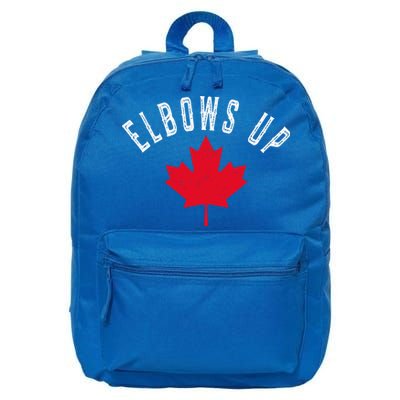 Elbows Up Canada 16 in Basic Backpack