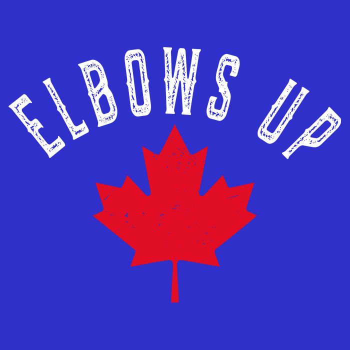 Elbows Up Canada Baby Bodysuit