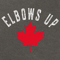 Elbows Up Canada Cotton Canvas Backpack