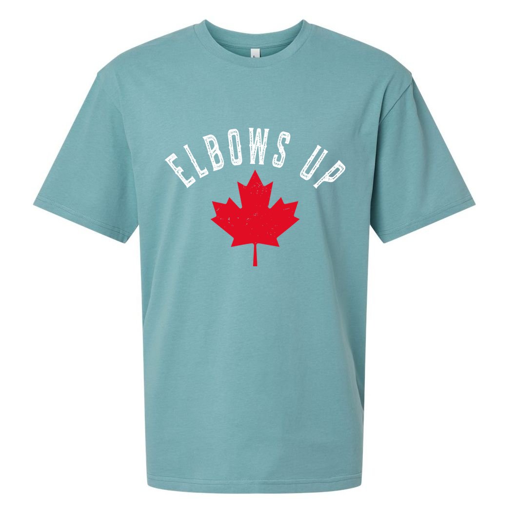 Elbows Up Canada Sueded Cloud Jersey T-Shirt