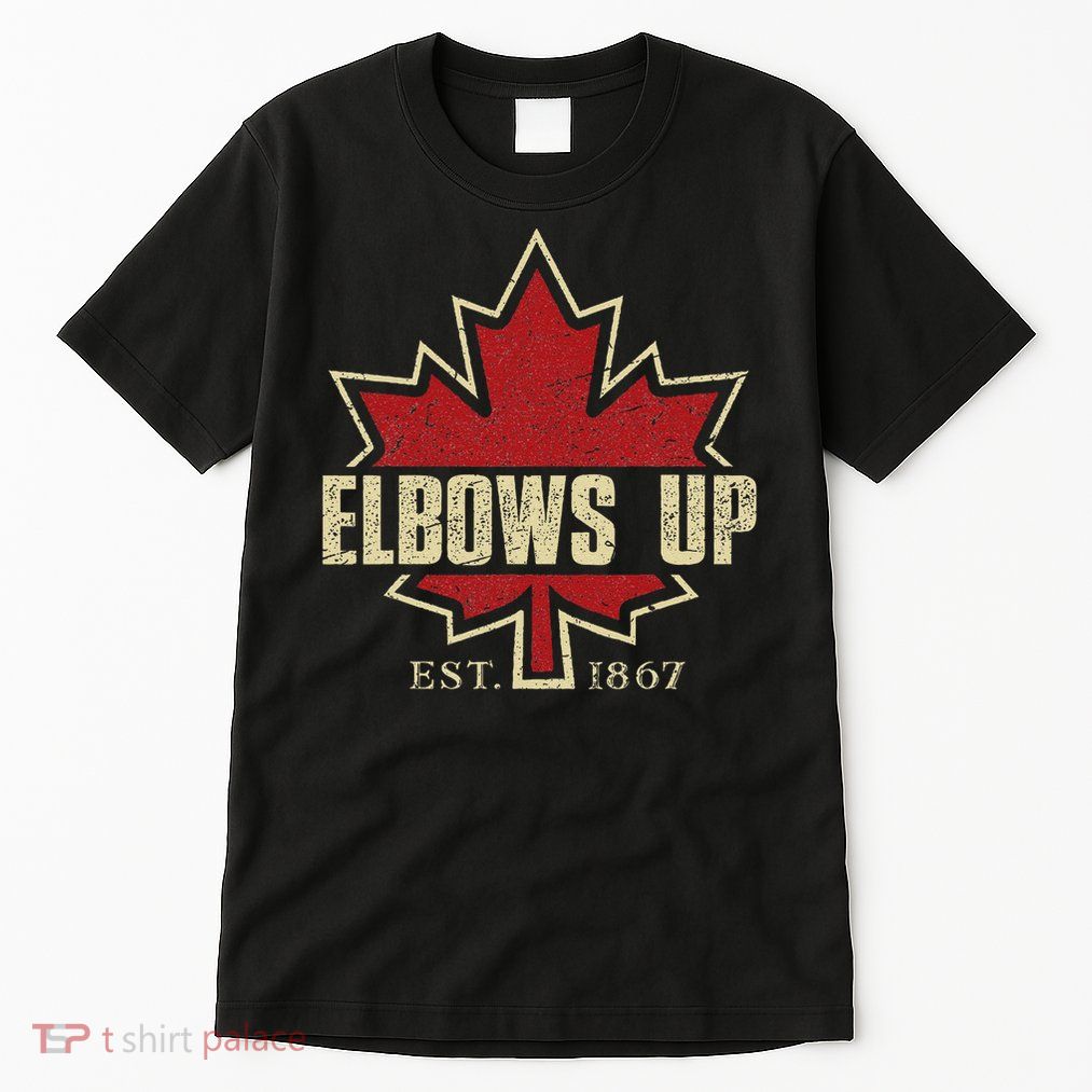 Elbows Up Canada True North Strong Free Proud Canadian Gift Tall T-Shirt