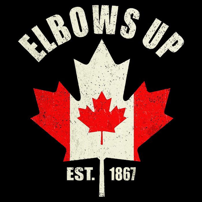 Elbows Up Canada Est 1867 Proud Canadian Strong Canada Gift Doggie Tank