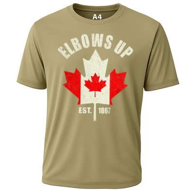 Elbows Up Canada Est 1867 Proud Canadian Strong Canada Gift Performance Shirt
