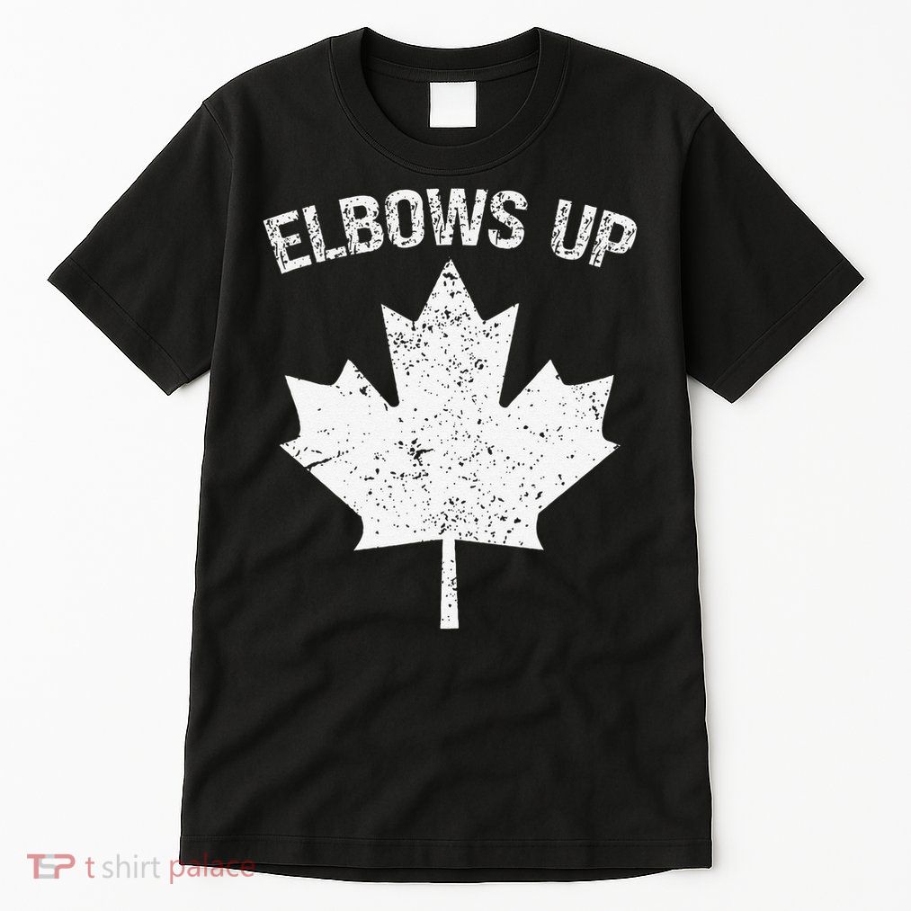 Elbows Up Canada True North Strong Free Proud Canadian Red Gift Tall T-Shirt