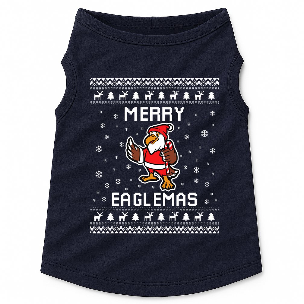 Eagles Ugly Christmas Sweater Eagles Lover Holiday Present Doggie Tank