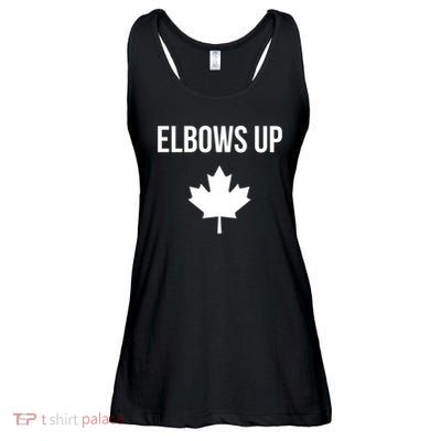 Elbows Up Canada Ladies Essential Flowy Tank