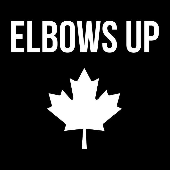 Elbows Up Canada Wool Snapback Cap