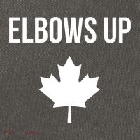 Elbows Up Canada Cotton Canvas Backpack
