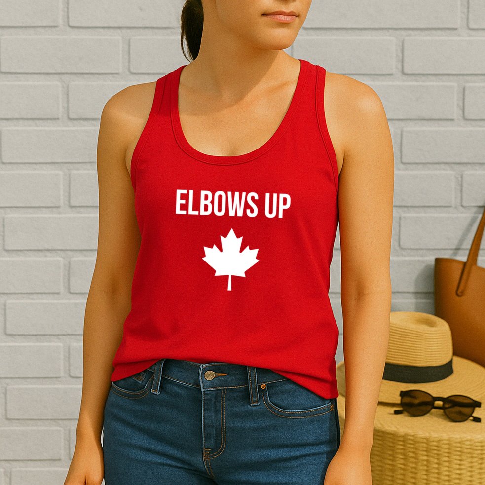 Elbows Up Canada Womens Tank Top