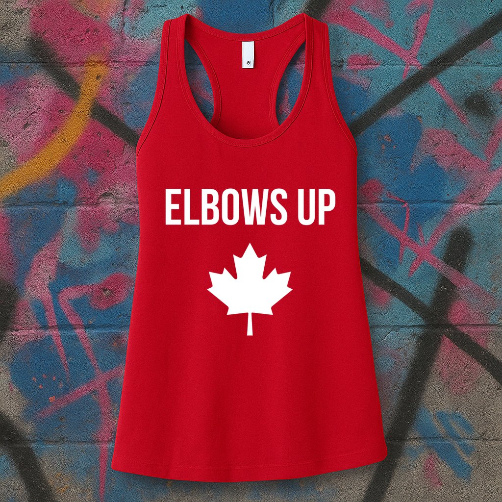 Elbows Up Canada Womens Tank Top
