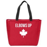 Elbows Up Canada Zip Tote Bag