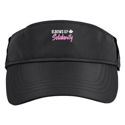 Elbows Up Canada Solidarity  Adult Drive Performance Visor