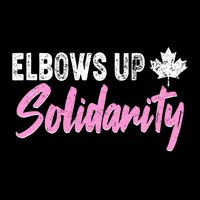 Elbows Up Canada Solidarity  Bucket Hat