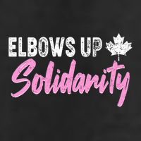 Elbows Up Canada Solidarity  11oz C Handle Ceramic Mug