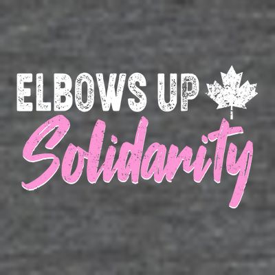 Elbows Up Canada Solidarity  T-Shirt